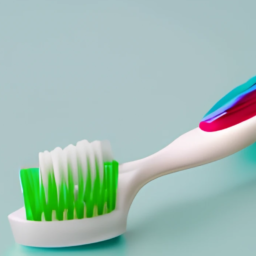 Toothbrush as a representation of good oral health and dental hygiene
